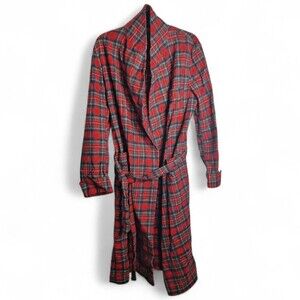 Pendleton Virgin Wool Plaid Robe Prince Charles Edward Stewart Red Medium Mens